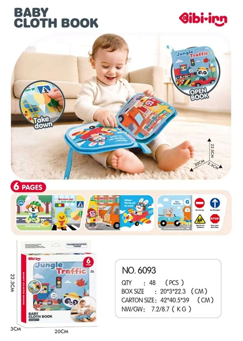 Книжка-игрушка Busy book Транспорт 6093 ZT-DM-005467