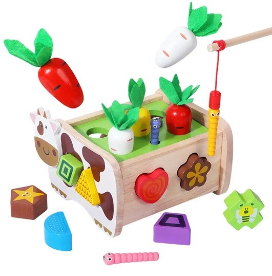 Деревянный куб-сортер Коровка JHTOY-579 ZT-SO-001702 - фото 1572