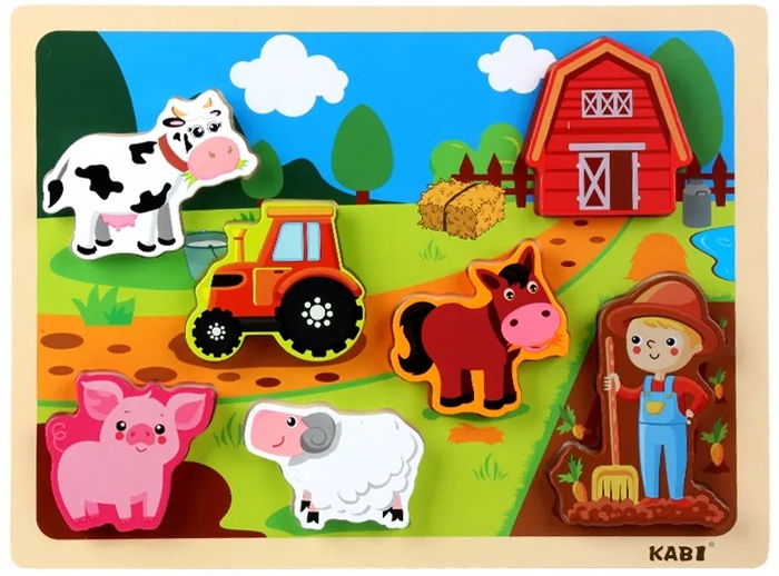 Рамка вкладыш деревянная Домашние животные FT ZT-VL-005025