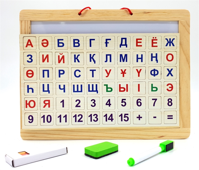Магнитная доска с казахским алфавитом ZT-MO-001318