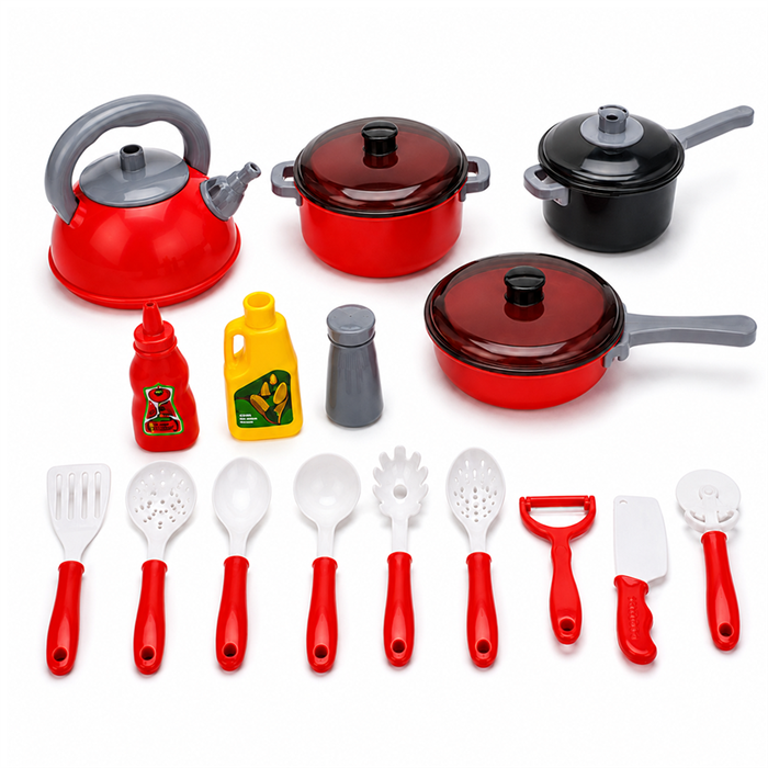 Игровой набор посуды Happy Cook 15828 ZT-PN-005534