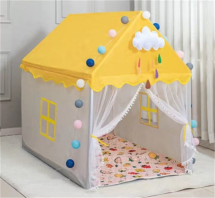 Детская палатка-домик Желтый 125*95*130 ZT-PR-002972