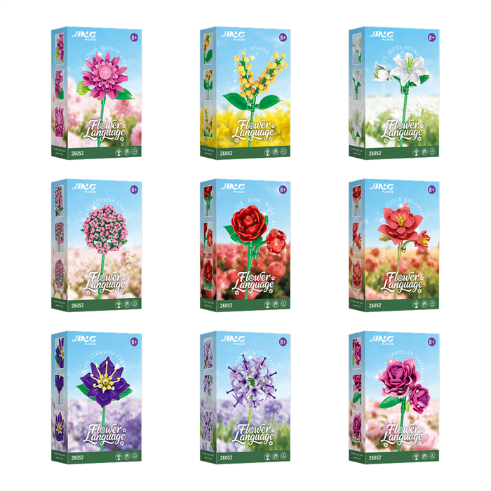 Цветочный 3D-конструктор Slender Spring Flowera 26052 ZT-KO-005658