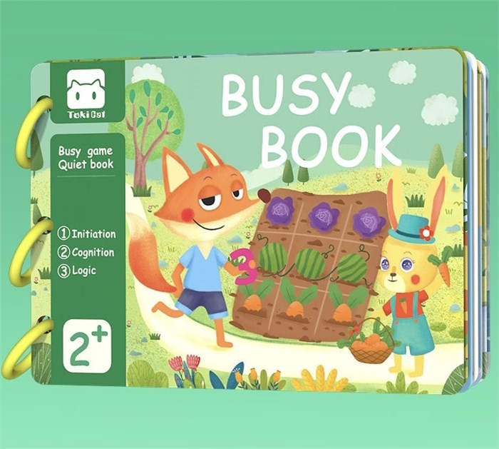 Книжка-игрушка Busy book Green ZT-PR-004956 - фото 3158