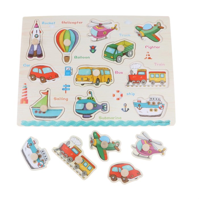 Вкладыш деревянный "Транспорт" A-3021 ZT-VK-001278