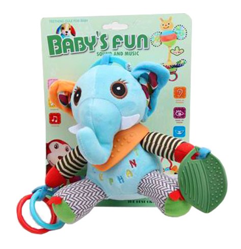 Мягкая игрушка-погремушка "Baby Pacify Elephant" ZT-SE-001184 - фото 477