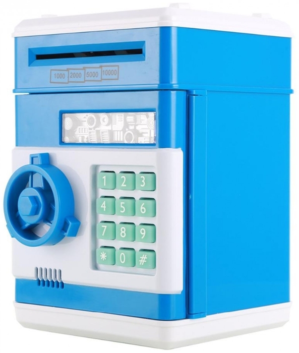 Детская электронная Копилка сейф Blue ZT-PR-005187