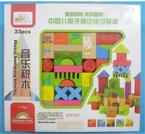 Деревянный конструктор 33 деталей MZ-5034 ZT-KO-001614