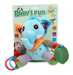 Мягкая игрушка-погремушка "Baby Pacify Elephant" ZT-SE-001184