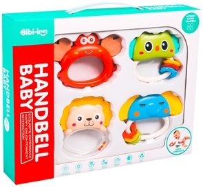 Погремушка-грызунок прорезыватель 4 дет 608-77 608-77
