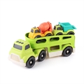 Машина автовоз с машинами спецтехники Green ZT-TA-005411
