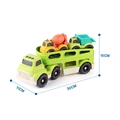Машина автовоз с машинами спецтехники Green ZT-TA-005411