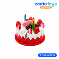 Игровой набор Торт на Др красный клубника KBQ-2020004 ZT-PR-001874