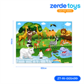 Пазл напольные 35 элементов Zoo animals 88130з ZT-RI-005499
