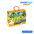 Пазл напольные 35 элементов Zoo animals 88130з ZT-RI-005499