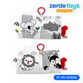 Книжка-игрушка шуршалка Животные ZT-PR-003330