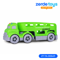 Машина автовоз с машинами спецтехники Green ZT-TA-005411