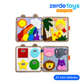 Книжка-игрушка Бизибук Животные ZT-DM-005464