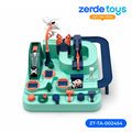 Игровой набор Гоночный трек, Трасса с препятствиями Зеленый ZT-TA-002454