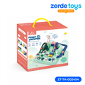 Игровой набор Гоночный трек, Трасса с препятствиями Зеленый ZT-TA-002454