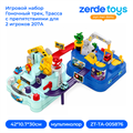 Игровой набор Гоночный трек, Трасса с препятствиями для 2 игроков 207A ZT-TA-005876