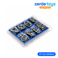 Головоломка железные кольца Синий ZT-GO-001842-1