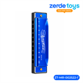 Губная гармошка металлическая (синяя) ZT-MR-002522-Г