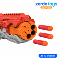 Игрушечный бластер со стрелами 12 патронов Red ZT-IO-005884