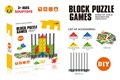 Головоломка мозаика Block puzzle games HC ZT-GL-002713 - фото 2915